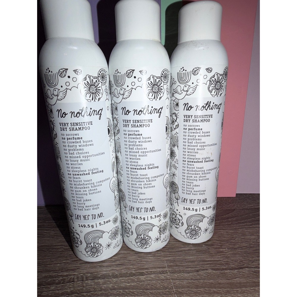 No Nothing Very Sensitive Dry Shampoo Fragrance Free hair‎ care